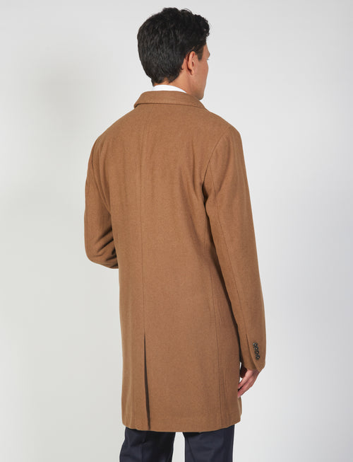 Cappotto regular in misto lana_Luigi Fusaro