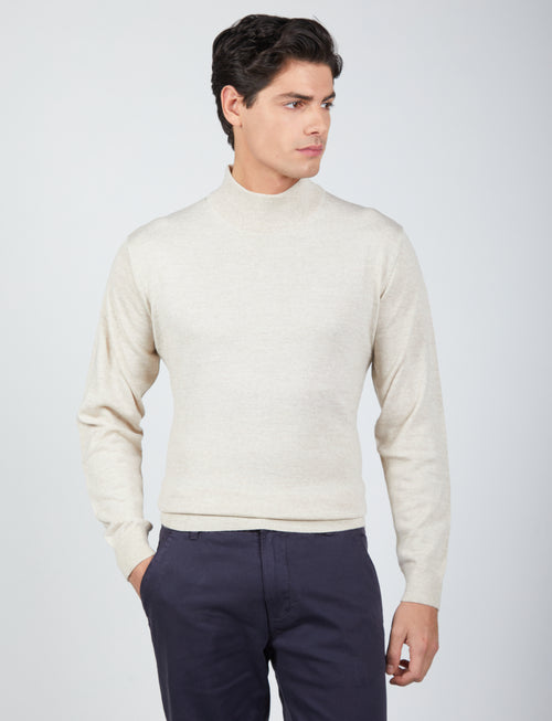 Lupetto in lana merino |Colore:Panna