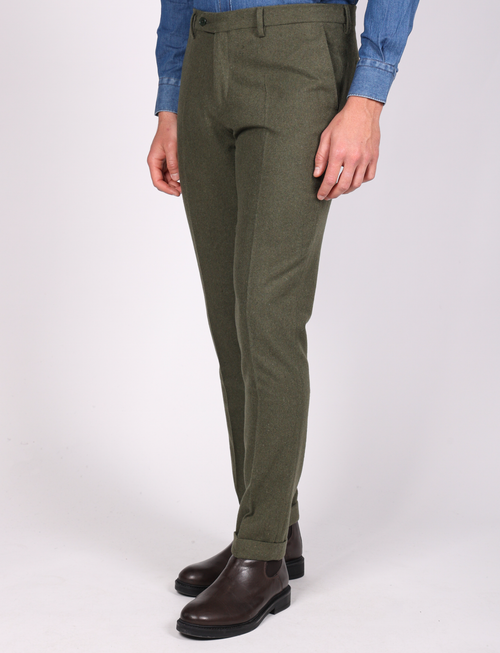 Pantalone in flanella |Colore:Verde