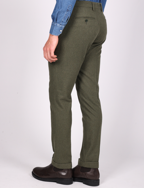 Pantalone in flanella |Colore:Verde