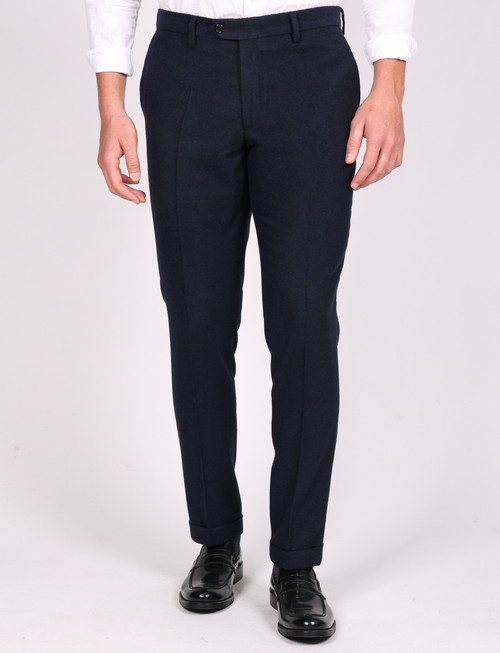 Pantalone in flanella |Colore:Blu