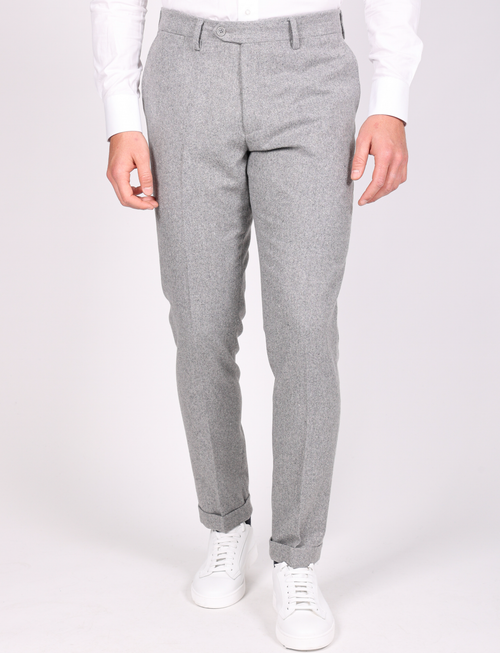 Pantalone in flanella |Colore:Grigio medio