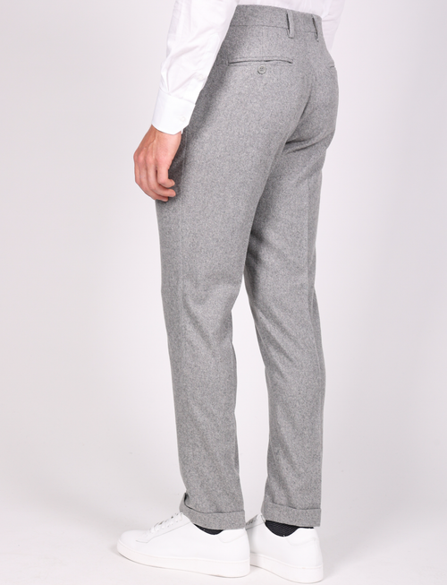 Pantalone in flanella |Colore:Grigio medio