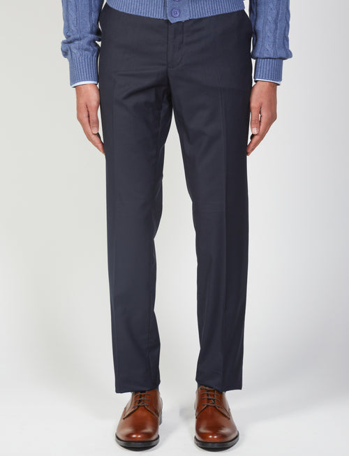 Pantaloni classici in tinta unita_Luigi Fusaro