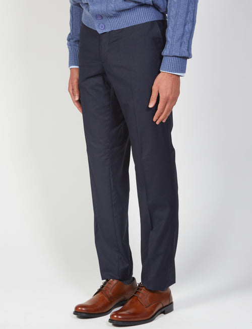 Pantaloni classici in tinta unita_Luigi Fusaro