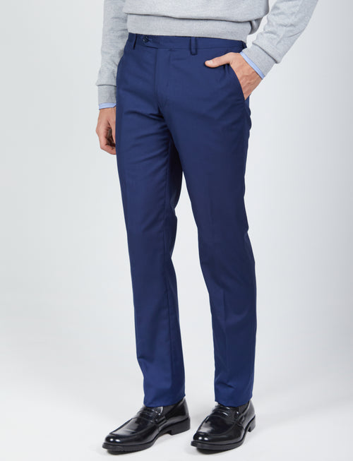 Pantaloni classici in tinta unita_Luigi Fusaro