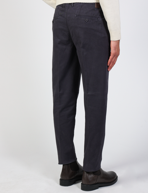 Pantaloni basici in tessuto twill |Colore:Blu