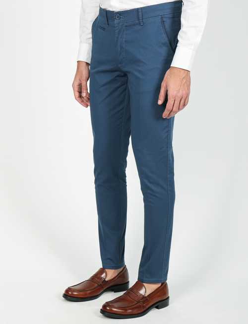Pantaloni in twill di cotone luigi fusaro