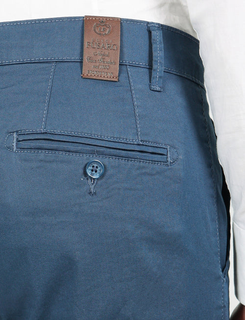 Pantaloni in twill di cotone luigi fusaro