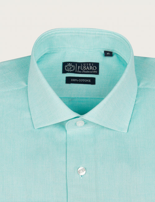 Camicia giro inglese in cotone luigi fusaro