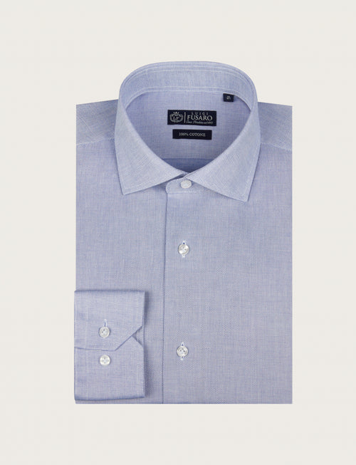 Camicia giro inglese in cotone luigi fusaro
