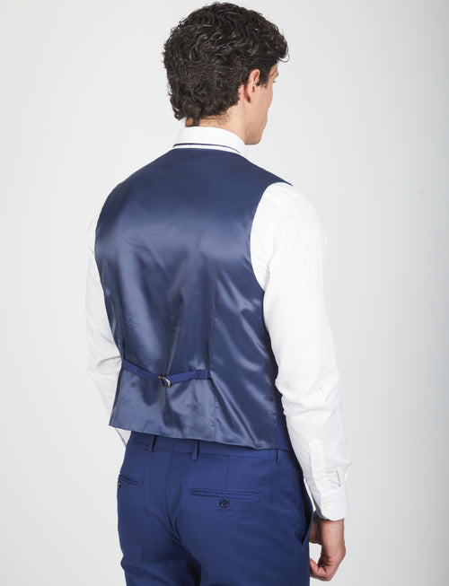 Gilet monopetto tinta unita_Luigi Fusaro
