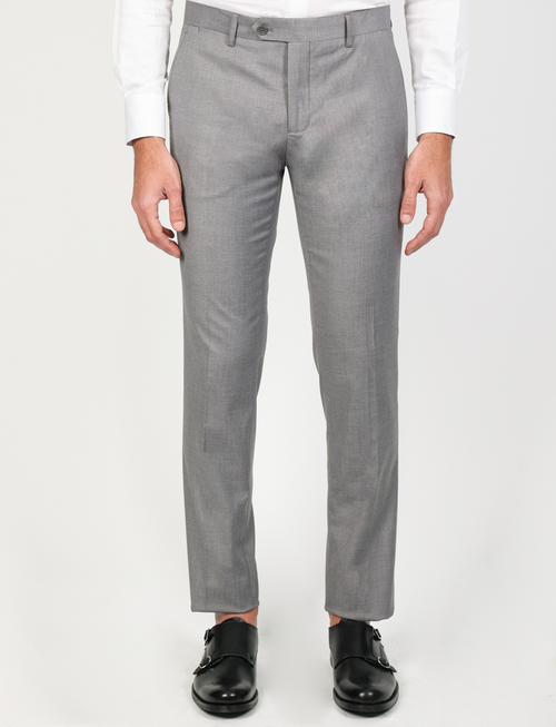 Pantalone formale tinta unita |Colore:Grigio
