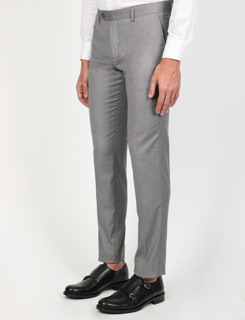 Pantalone formale tinta unita |Colore:Grigio