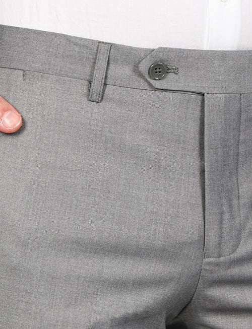 Pantalone formale tinta unita |Colore:Grigio