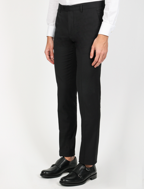 Pantalone formale tinta unita |Colore:Nero