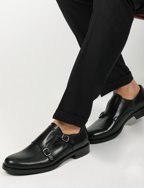 Pantalone formale tinta unita |Colore:Nero