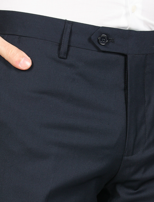 Pantalone formale tinta unita |Colore:Blu