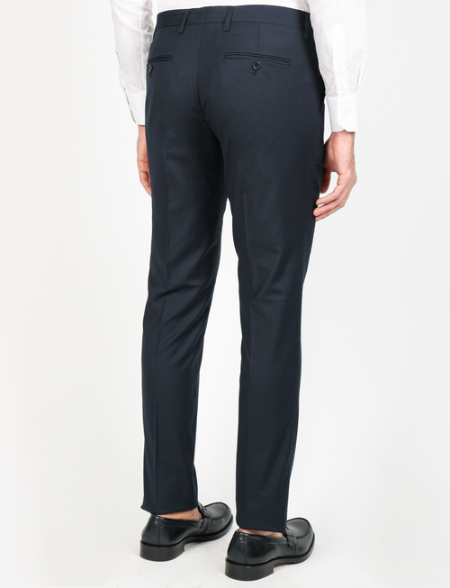Pantalone formale tinta unita |Colore:Blu