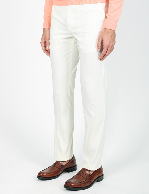 Pantaloni classici in cotone_Luigi Fusaro