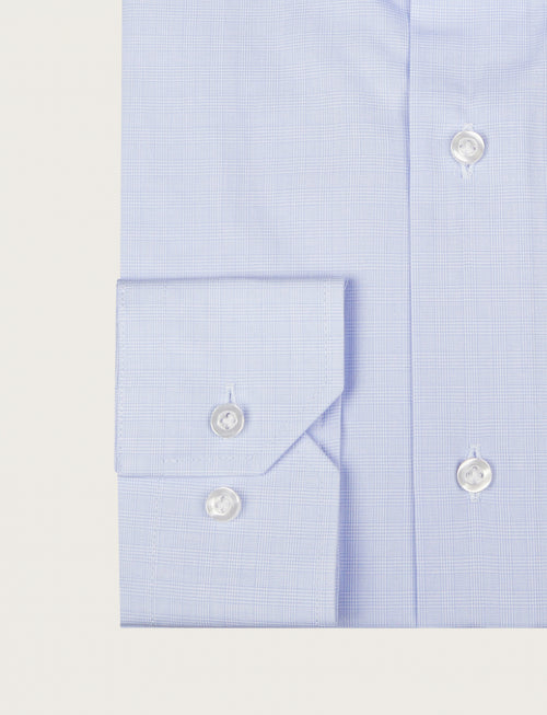 Camicia in cotone fantasia galles luigi fusaro