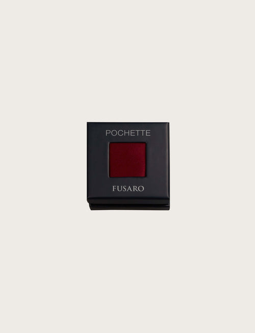 Pochette in raso di seta tinta unita luigi fusaro