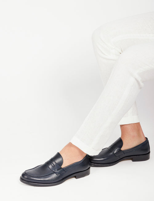 Pantaloni 100% lino naturale |Colore:Bianco
