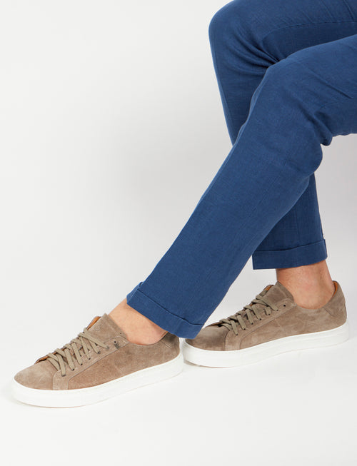 Pantaloni 100% lino naturale_Luigi Fusaro