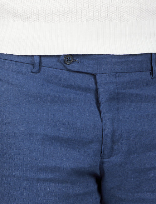 Pantaloni 100% lino naturale_Luigi Fusaro