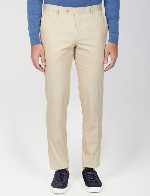Pantaloni classici in cotone_Luigi Fusaro