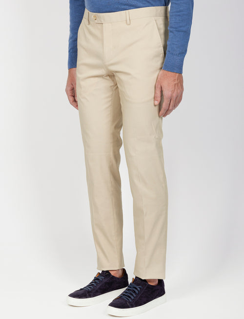 Pantaloni classici in cotone_Luigi Fusaro