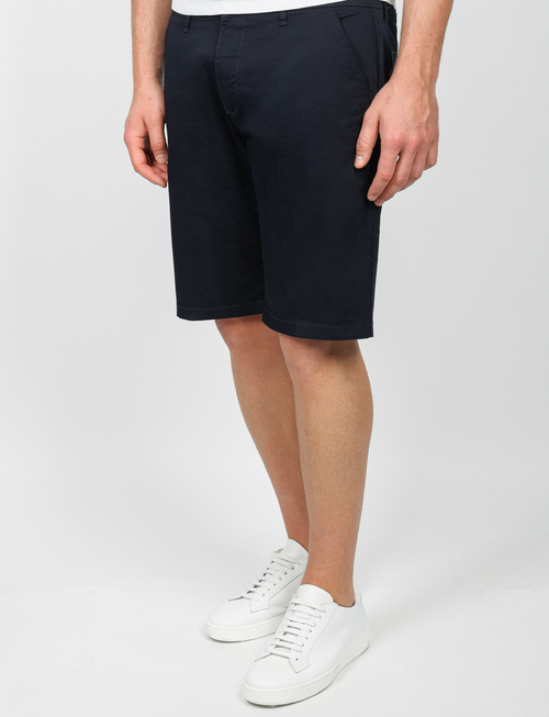 Bermuda in cotone twill |Colore:Blu