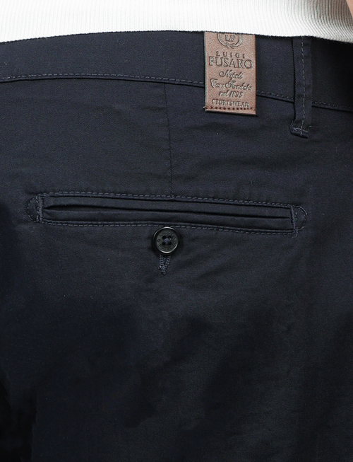 Bermuda in cotone twill |Colore:Blu