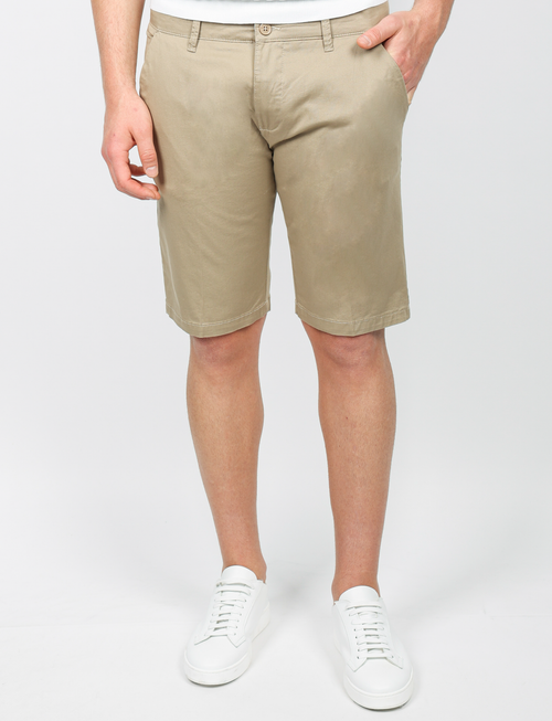 Bermuda in cotone twill |Colore:Sabbia