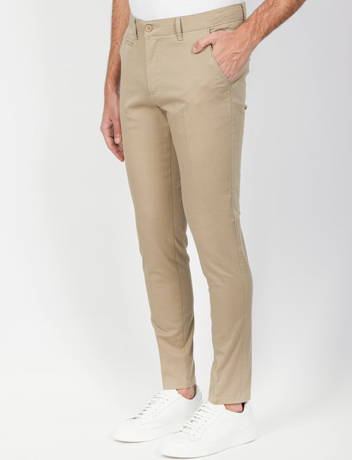 Pantaloni in twill di cotone luigi fusaro