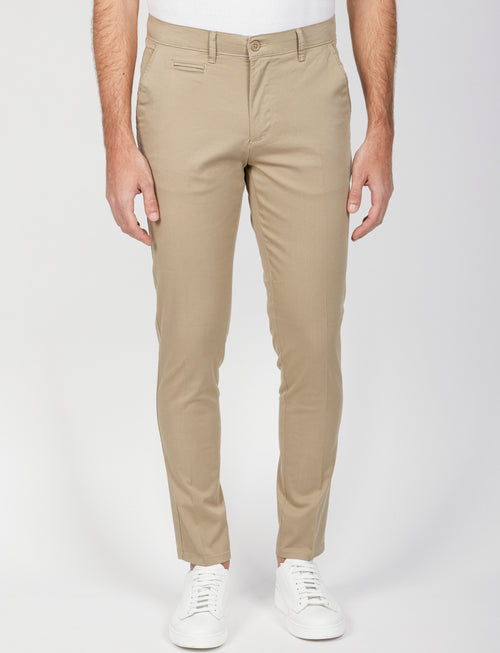 Pantaloni in twill di cotone luigi fusaro