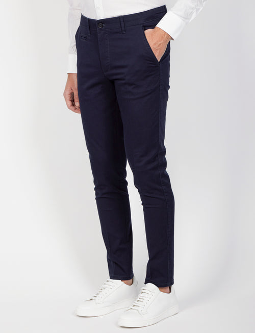 Pantaloni in twill di cotone luigi fusaro