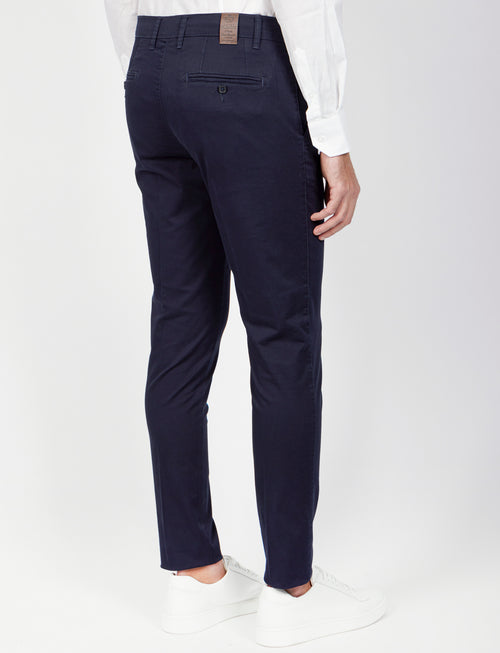 Pantaloni in twill di cotone luigi fusaro