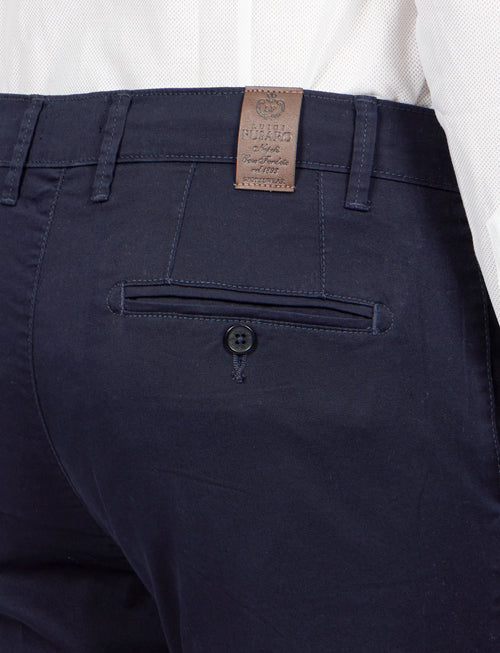 Pantaloni in twill di cotone luigi fusaro