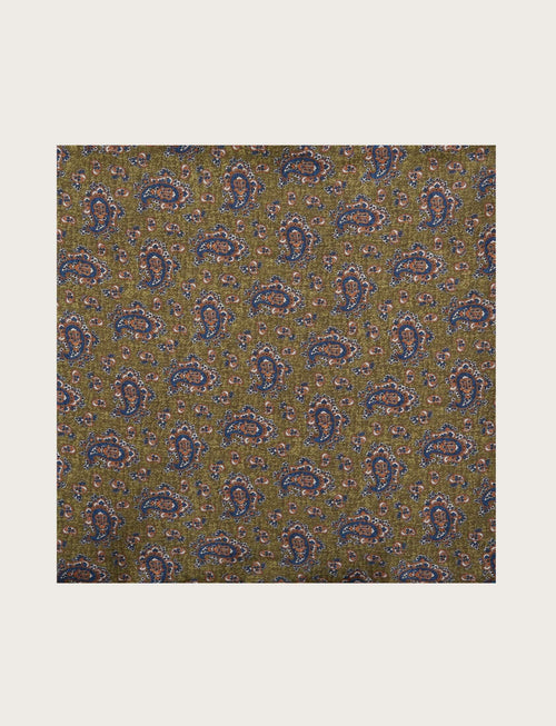 Foulard in seta fantasia cachemire luigi fusaro