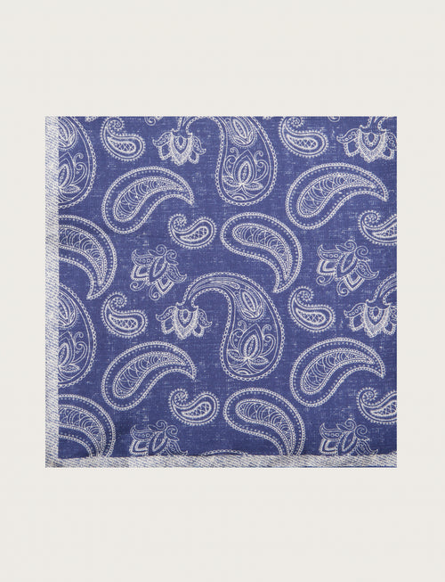 Foulard in seta fantasia cachemire