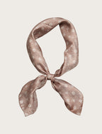 Foulard in seta fantasia geometrica floreale luigi fusaro