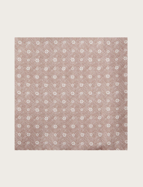 Foulard in seta fantasia geometrica floreale luigi fusaro