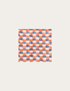 Pochette in seta con disegno geometrico luigi fusaro