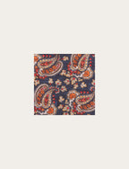 Pochette in seta fantasia paisley floreale luigi fusaro