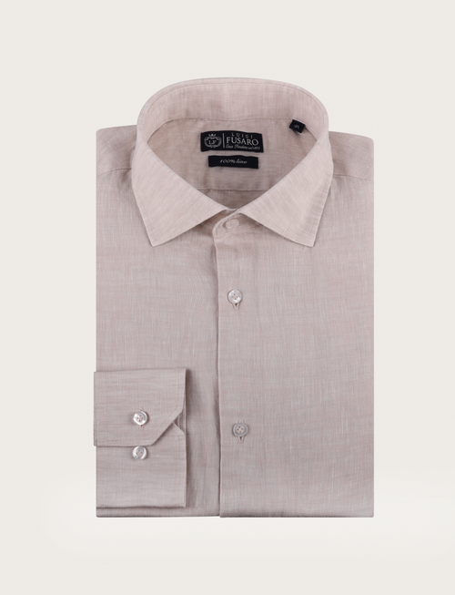 Camicia in puro lino_Luigi Fusaro