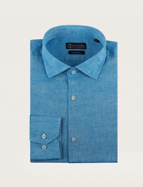 Camicia in puro lino_Luigi Fusaro