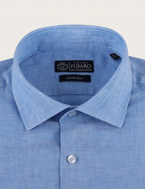 Camicia in puro lino_Luigi Fusaro