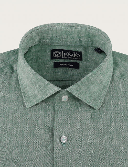 Camicia in puro lino_Luigi Fusaro