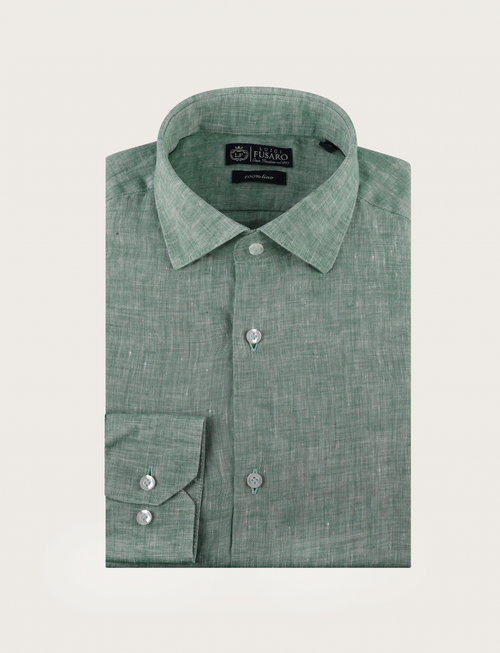 Camicia in puro lino_Luigi Fusaro